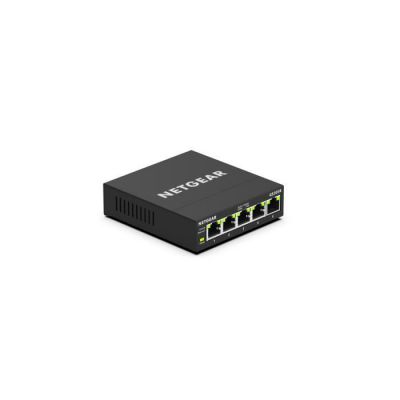 image NETGEAR (GS305E) Switch Ethernet 5 Ports RJ45 Métal Gigabit (10/100/1000), Manageable pour une Connectivité Simple et Abordable pour les Petites Entreprises et les Bureaux à Domicile
