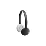 image produit JVC, Casque sans Fil léger, Pliable à Plat pour Le Transporter aisément, HA-S22W-B-U, Blanc/Noir