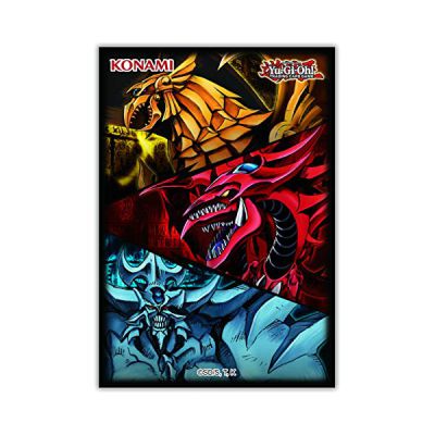 image YU-Gi-Oh! Trading Card Game Slifer, Obélisque & Ra Pochettes pour Cartes – Édition Allemande YGO-J21Slvs