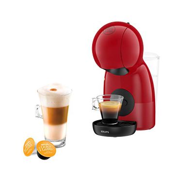 image Krups Nescafé Dolce Gusto Piccolo XS 0.8cl rouge, Machine à café Ultra compact, Cafetière a dosette Multi-boissons, Intuitive, Pression 15 bars, Mode éco KP1A0510