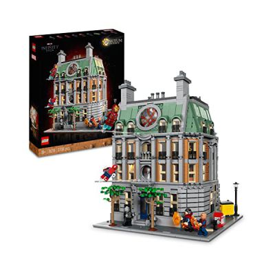 image LEGO Marvel Le Saint des Saints - Kit de Construction de Maquette avec Minifigurines Spider-Man et Iron Man - Décoration pour Salon ou Bureau Avengers pour Adultes Hommes et Femmes 76218