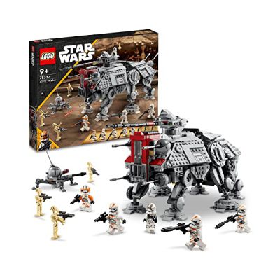 image LEGO 75337 Star Wars Le Marcheur at-Te, Jouet, Construction de Figurines de Droïdes de Combat, Ensemble La Revanche des Sith, avec Clone Troopers
