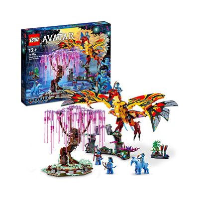 LEGO 75574 Avatar Toruk Makto et l’Arbre des Âmes, Jouet de Construction, Minifigurines Jake Sully et Neytiri, Décors Pandora Phosphorescents, Film 2022