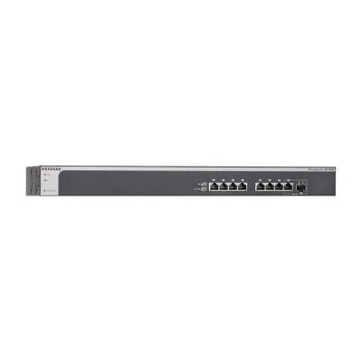 image NETGEAR (XS708E) Smart Switch Ethernet manageable Plus 8 Ports 10 Gigabit - avec 1 port SFP+ 10 Gigabit, bureau/en rack et protection à vie ProSAFE