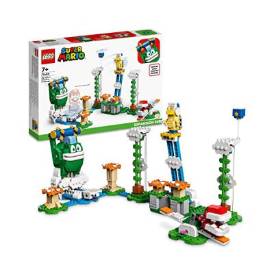 image LEGO 71409 Super Mario Ensemble d’Extension Le Défi du Maxi-Spike sur Un Nuage, Jeu de Construction, pour Figurine Interactive, Jouet Enfant 8 Ans, Cadeau