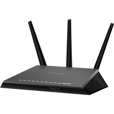 image NETGEAR Routeur WiFi Nighthawk (R7000P), AC2300, 4 Ports Ethernet Gigabit, 1 Port USB 2.0 et 1 Port USB 3.0, jusqu’à 2.3 Gbit/s, jusqu’à 175 m² et 35 appareils, Armor contre les Cybermenaces