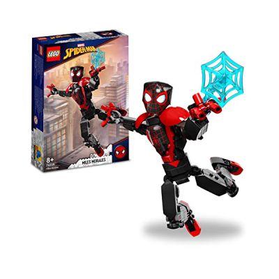 LEGO 76225 Marvel La Figurine de Miles Morales, Jouet de Construction, Minifigurine Super-Héros, Cadeau Spider-Man, pour Enfants 8 Ans et Plus