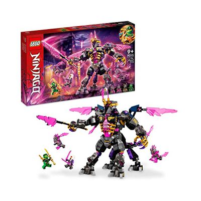 image LEGO 71772 Ninjago Le Roi de Cristal, Minifigurine Inédite de Lloyd, Harumi et d'un Guerrier de Pierre, Idée Cadeau Anniversaire pour Enfants