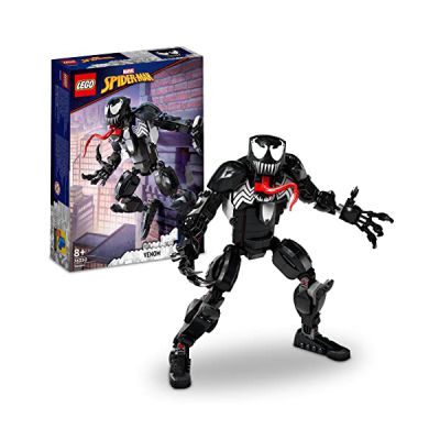 image LEGO 76230 Marvel La Figurine de Venom, Jouet Enfants 8 Ans, l'Ennemi de Spider-Man, Minifigurine à Construire, Cadeau Super-Héros