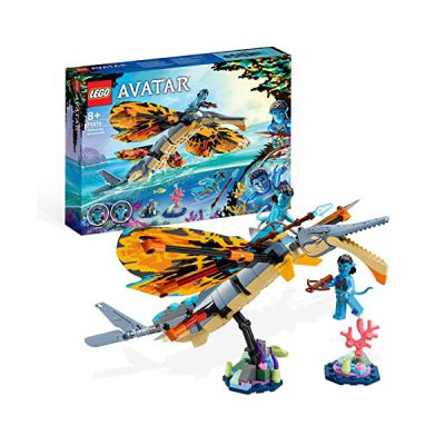 LEGO Avatar L’Aventure du Skimwing - Jouet avec Minifigurines de Jake Sully et Tonowari et Animal du Film : La Voie de l'eau 2022 - Idée Cadeau pour Garçons et Filles 75576