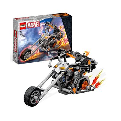 LEGO Marvel 76245 Le Robot Et La Moto De Ghost Rider, Jouet De Construction avec Figurine Super-Héros, Jeu pour Garçons Et Filles De 7 Ans Et Plus, Cadeau Enfants