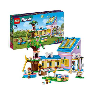 LEGO Friends Le Centre de Sauvetage Canin - Jouet Vétérinaire avec Animaux de Compagnie - Mini-poupées des Personnages Autumn et Zac de la Série TV - Idée Cadeau pour Enfants dès 7 Ans 41727