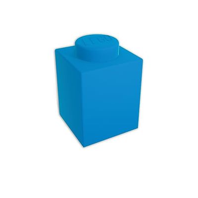 image LEGO Iconic 1x1 Veilleuse en Silicone en Forme de Brique Bleu