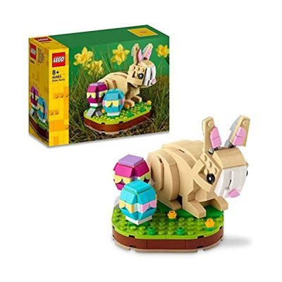 image LEGO 40463 Easter Bunny, enthält außerdem Eine Wiesenkulisse mit 2 Ostereiern
