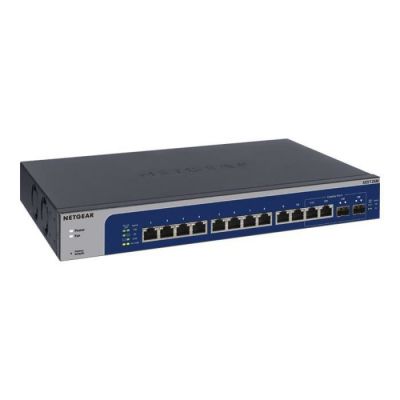 image NETGEAR (XS512EM) Smart Switch Ethernet manageable Plus 12 Ports RJ45 10 Gigabit Multi-Gigabit - avec 2 Ports SFP+ 10 Gigabit, bureau/en rack et protection à vie ProSAFE