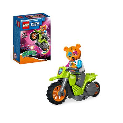 LEGO City Stuntz 60356 La Moto de Cascade de l’Ours, Jouet pour Effectuer des Sauts et des Figures, Jeu pour Garçons et Filles 5 Ans, Idée Cadeau