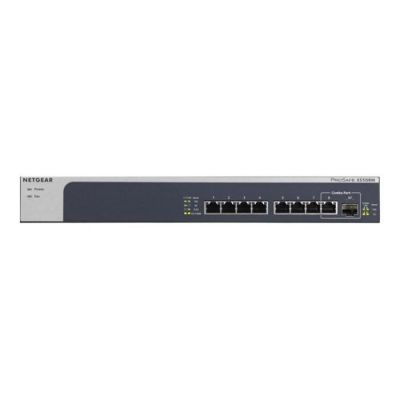 image NETGEAR (XS508M) Smart Switch Ethernet 8 Ports RJ45 10 Gigabit Multi-Gigabit avec 1 Port SFP+ 10 Gigabit, Bureau/en Rack et Protection à Vie ProSAFE