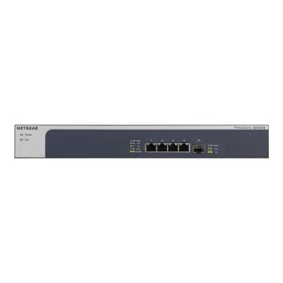 image NETGEAR (XS505M) Smart Switch Ethernet 5 Ports RJ45 10 Gigabit Multi-Gigabit avec 1 Port SFP+ 10 Gigabit, Bureau/en Rack et Protection à Vie ProSAFE
