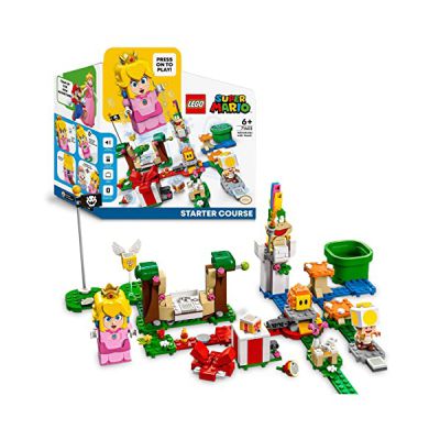 image LEGO Super Mario Pack de Démarrage Les Aventures de Peach - Jouet de Construction Collector - Idée Cadeau pour Enfants Garçons et Filles de 8 Ans et Plus avec Figurine Interactive - Toad 71403