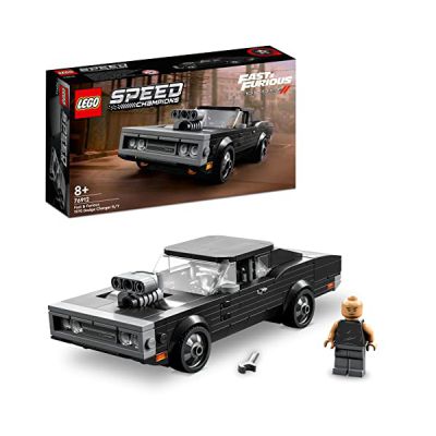 image LEGO 76912 Speed Champions Fast & Furious 1970 Dodge Charger R/T, Jouet, Voiture Modélisme, de Course, Collection Vin Diesel, Enfants de 8 Ans et Plus