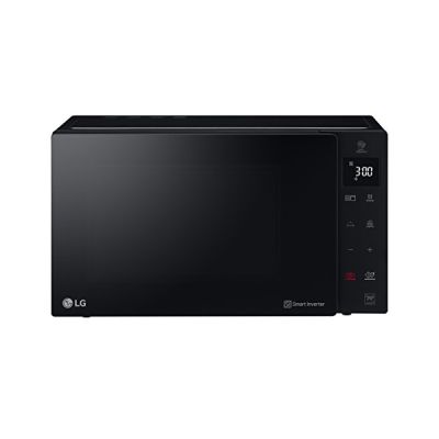 image LG MH6535GDS Comptoir de cuisine Four à micro-ondes Smart Inverter avec gril à quartz, 25 L, 1000 W, programmes automatiques, niveaux de puissance réglables, cuisson à vapeur, noir