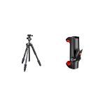 image produit Manfrotto Element MII Trépied pour Appareil Photo en Aluminium avec Rotule et Sac de Transport, Support pour Smartphone et Téléphone, Stabilisateur pour Appareils Photo compacts, CSC, DSLR - livrable en France