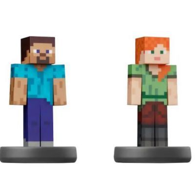 image Figurine Amiibo - NINTENDO - Collection Super Smash Bros.TM - N°89 - Steve & Alex