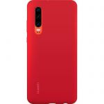 image produit HUAWEI Silicone Case Aimantee- Coque smartphone rigide finition soft touch rouge pour Huawei P30