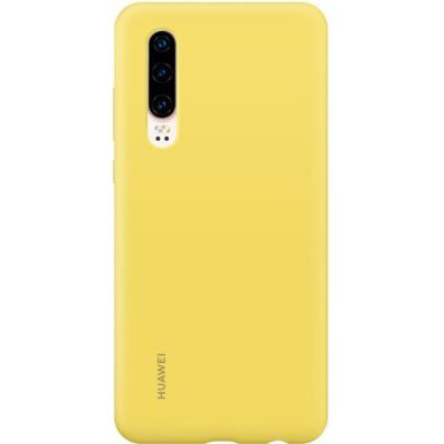 image HUAWEI Coque Rigide Finition Soft Touch pour P30 Jaune