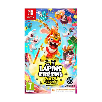 image Ubisoft Les Lapins CRETINS : Party of Legends Switch (Code DE TELECHARGEMENT dans LA Boite)