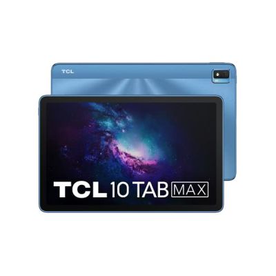 image TCL 10 TAB MAX WIFI - Tablette Tactile 64Go+4Go - Smart Pad Écran 10,4"FHD - Processeur Octa-Core, OS Android 10 - Caméra Arrière 13MP et Avant 8MP - Batterie 8000mAh - Avec Accessoires - Frost Blue