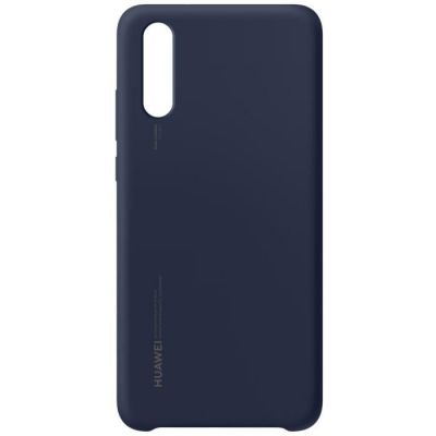 image Huawei Officiel Coque semi-rigide en silicone pour Huawei P20 - Bleu foncé