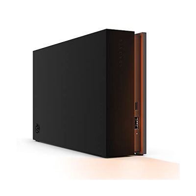 image Seagate FireCuda Gaming Hub, 8To, Disque Dur Externe Portable HDD, PC-Gaming, Voyants LED RVB, Deux Ports USB, 3 Ans Services Rescue (STKK8000400)