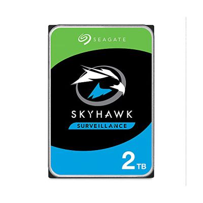 image Seagate SkyHawk 2 To, Disque dur interne de vidéosurveillance, 3,5", SATA 6 Go/s, 64 Mo de mémoire cache, pour système de caméras de sécurité, 3 ans services Rescue en interne, FFP (ST2000VXZ08)