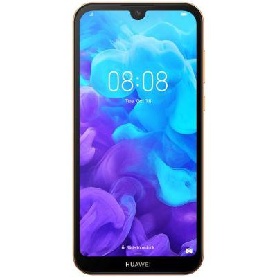 image Huawei, Y5 2019, Smartphone Débloqué, 4G, (5,71 Pouces, 16Go, "Double Nano SIM + MicroSD", Android 9.0) Amber Brown [Version Française]