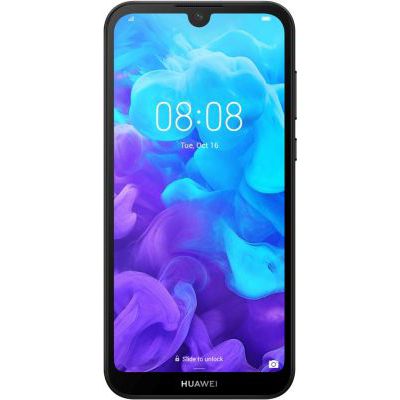image Huawei, Y5 2019, Smartphone Débloqué, 4G, (5, 71 Pouces, 16Go, "Double Nano SIM + MicroSD", Android 9.0) Midnight Noir [Version Française]