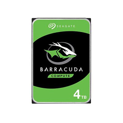 Seagate Barracuda ST4000DM004 Disque dur 4 To interne 3.5" SATA 6Gb-s 5400 tours-min mémoire tampon : 256 Mo