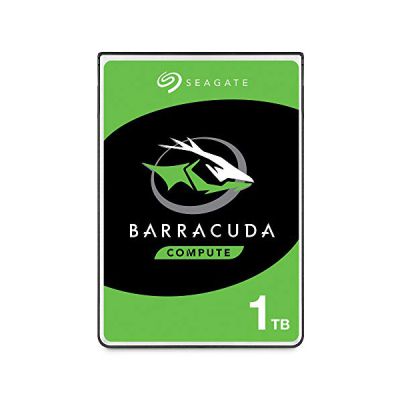 image Seagate BarraCuda, 1 To, disque dur interne, 2,5 pouces, SATA 6 Gbit/s, 5 400 tr/min, 128 Mo de cache, pour PC et ordinateur portable, FFP (ST1000LM048)