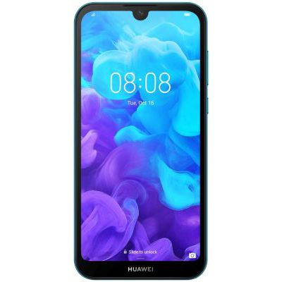 image Huawei, Y5 2019, Smartphone Débloqué, 4G, (5,71 Pouces, 16Go, "Double Nano SIM + MicroSD", Android 9.0) Sapphire Blue [Version Française]