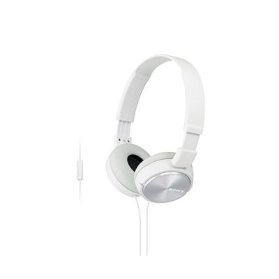 image Sony MDR-ZX310APW Casque Pliable avec Microphone - Blanc