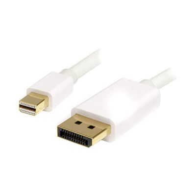 image StarTech.com Câble Mini DisplayPort vers DisplayPort 1.2 de 2m - Câble Adaptateur Mini DP vers DP 4K x 2K UHD - Câble Mini DP vers DP pour Moniteur - Cordon de Conversion mDP vers DP (MDP2DPMM2MW)