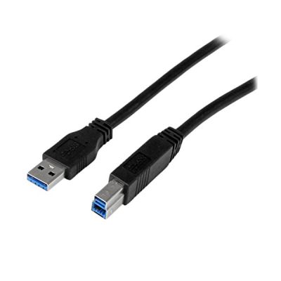StarTech Câble USB 3.0 5Gbps A vers B 1m, M/M, Noir (USB3CAB1M)