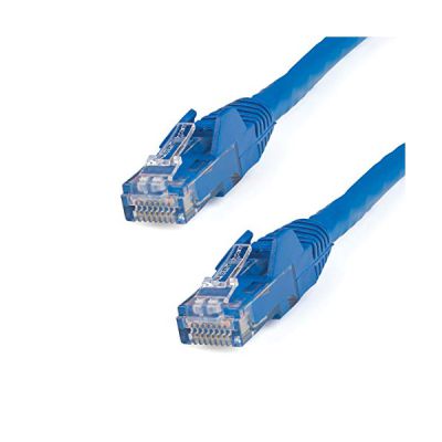 StarTech.com Câble réseau Cat6 Gigabit UTP sans crochet de 3m - Cordon Ethernet RJ45 anti-accroc - M/M - Bleu (N6PATC3MBL)