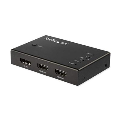 StarTech Switch HDMI 4 Ports, 3 HDMI + 1 DisplayPort, 4K 60Hz (VS421HDDP)