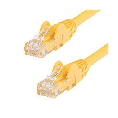 StarTech Câble Cat6 anti-accroc 50cm - RJ45 M/M - Jaune (N6PATC50CMYL)