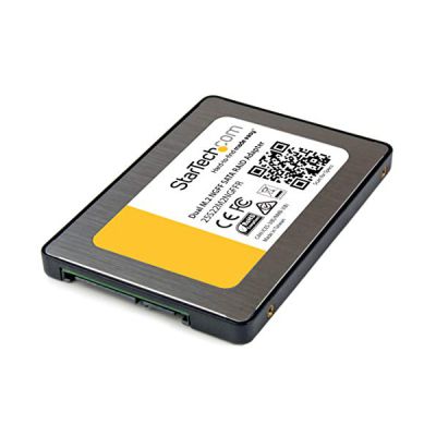 image StarTech.com Adaptateur 2x SSD M.2 vers SATA 2,5" avec RAID - Convertisseur double M.2 vers SATA 6 Gb/s avec support TRIM (25S22M2NGFFR)