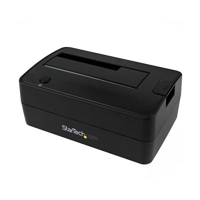 image StarTech.com Station d'Accueil pour Disque Dur USB 3.1 à SATA à 1 Baie, Dock pour HDD USB 3.1 (10 Gbps), Station d'Accueil pour HDD/SSD Externe 2.5/3.5" SATA III, Chargement par le Haut (SDOCKU313)