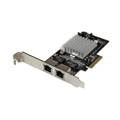 image StarTech.com Carte Réseau PCI Express 2 Ports Gigabit Ethernet 10/100/1000 avec Chipset Intel i350 (ST2000SPEXI)