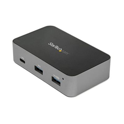 image StarTech.com Hub USB-C à 4 ports - USB 3.1 (10 Gbps) - 3 ports USB-A et 1 port USB-C - Adaptateur d'Alimentation inclu (HB31C3A1CS)