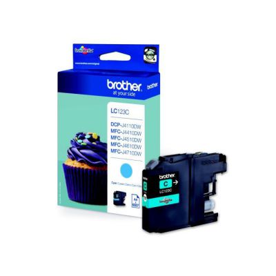 image Brother LC123C Cartouche d'encre Cyan